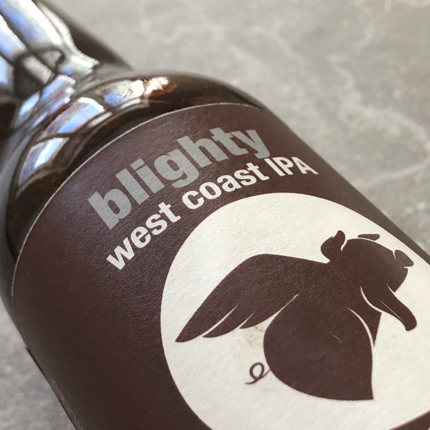 blighty 0% west-coast IPA alcohol free beer